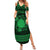 Personalized Brecknockshire Sir Frycheiniog Summer Maxi Dress Green Brecon Beacons Mountain Celtic-inspired - Wonder Print Shop