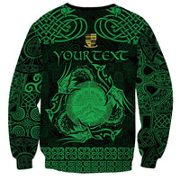 Personalized Brecknockshire Sir Frycheiniog Sweatshirt Green Brecon Beacons Mountain Celtic-inspired - Wonder Print Shop