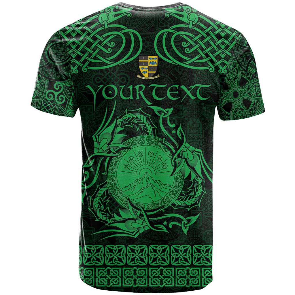 Personalized Brecknockshire Sir Frycheiniog T Shirt Green Brecon Beacons Mountain Celtic-inspired - Wonder Print Shop