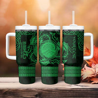 Personalized Brecknockshire Sir Frycheiniog Tumbler With Handle Green Brecon Beacons Mountain Celtic-inspired - Wonder Print Shop