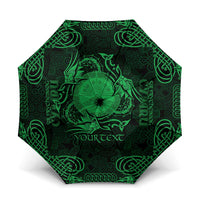 Personalized Brecknockshire Sir Frycheiniog Umbrella Green Brecon Beacons Mountain Celtic-inspired - Wonder Print Shop