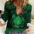 Personalized Brecknockshire Sir Frycheiniog Women Casual Shirt Green Brecon Beacons Mountain Celtic-inspired - Wonder Print Shop