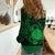 Personalized Brecknockshire Sir Frycheiniog Women Casual Shirt Green Brecon Beacons Mountain Celtic-inspired - Wonder Print Shop
