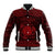 Personalized Brecknockshire Sir Frycheiniog Baseball Jacket Red Brecon Beacons Mountain Celtic-inspired - Wonder Print Shop