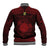 Personalized Brecknockshire Sir Frycheiniog Baseball Jacket Red Brecon Beacons Mountain Celtic-inspired - Wonder Print Shop