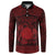 Personalized Brecknockshire Sir Frycheiniog Button Sweatshirt Red Brecon Beacons Mountain Celtic-inspired - Wonder Print Shop