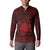 Personalized Brecknockshire Sir Frycheiniog Button Sweatshirt Red Brecon Beacons Mountain Celtic-inspired - Wonder Print Shop