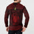 Personalized Brecknockshire Sir Frycheiniog Button Sweatshirt Red Brecon Beacons Mountain Celtic-inspired - Wonder Print Shop
