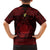Personalized Brecknockshire Sir Frycheiniog Family Matching Long Sleeve Bodycon Dress and Hawaiian Shirt Red Brecon Beacons Mountain Celtic-inspired - Wonder Print Shop