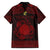 Personalized Brecknockshire Sir Frycheiniog Family Matching Tank Maxi Dress and Hawaiian Shirt Red Brecon Beacons Mountain Celtic-inspired - Wonder Print Shop