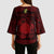 Personalized Brecknockshire Sir Frycheiniog Kimono Sleeve Blouse Red Brecon Beacons Mountain Celtic-inspired - Wonder Print Shop