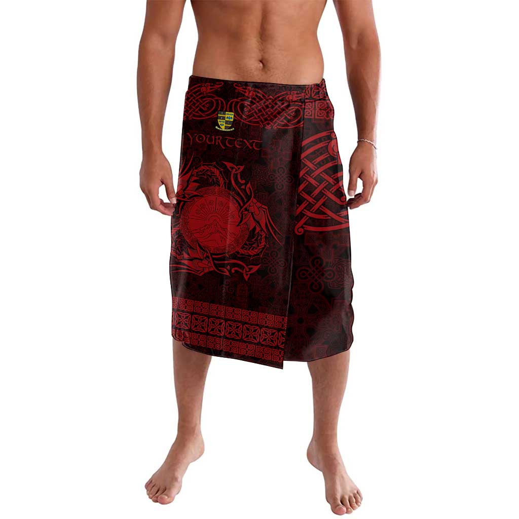 Personalized Brecknockshire Sir Frycheiniog Lavalava Red Brecon Beacons Mountain Celtic-inspired - Wonder Print Shop