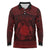 Personalized Brecknockshire Sir Frycheiniog Long Sleeve Polo Shirt Red Brecon Beacons Mountain Celtic-inspired - Wonder Print Shop