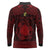 Personalized Brecknockshire Sir Frycheiniog Long Sleeve Polo Shirt Red Brecon Beacons Mountain Celtic-inspired - Wonder Print Shop