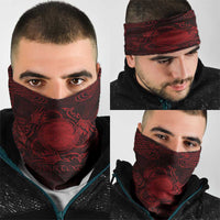 Personalized Brecknockshire Sir Frycheiniog Neck Gaiter Red Brecon Beacons Mountain Celtic-inspired - Wonder Print Shop