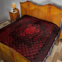 Personalized Brecknockshire Sir Frycheiniog Quilt Red Brecon Beacons Mountain Celtic-inspired - Wonder Print Shop