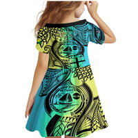 Malampa Fiji Day Family Matching Mermaid Dress and Hawaiian Shirt Vanuatu Sand Drawing With Polynesian Pattern LT9 - Wonder Print Shop