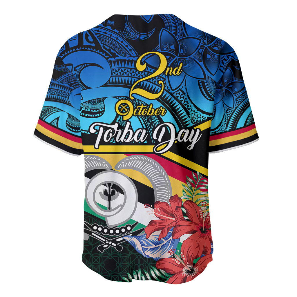 Torba Vanuatu Baseball Jersey Sand Drawing With Polynesian Pattern LT9 - Wonder Print Shop