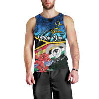 Torba Vanuatu Men Tank Top Sand Drawing With Polynesian Pattern - Wonder Print Shop