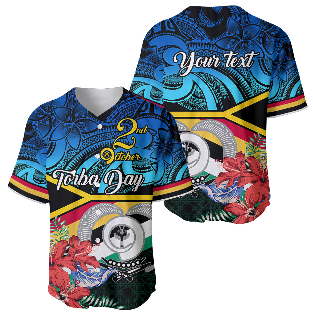 Personalised Torba Vanuatu Baseball Jersey Sand Drawing With Polynesian Pattern LT9 - Wonder Print Shop