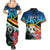 Personalised Torba Vanuatu Couples Matching Summer Maxi Dress and Hawaiian Shirt Sand Drawing With Polynesian Pattern LT9 - Wonder Print Shop