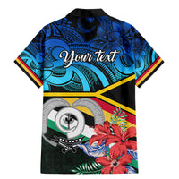 Personalised Torba Vanuatu Family Matching Mermaid Dress and Hawaiian Shirt Sand Drawing With Polynesian Pattern LT9 - Wonder Print Shop