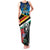 Personalised Torba Vanuatu Family Matching Tank Maxi Dress and Hawaiian Shirt Sand Drawing With Polynesian Pattern - Wonder Print Shop