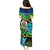 Personalised Malampa Day Family Matching Puletasi Dress and Hawaiian Shirt Vanuatu Flowers with Malampa Emblem Tribal Pattern - Wonder Print Shop