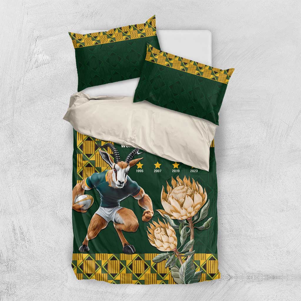 South Africa Rugby History World Champions Bedding Set Springboks Make History LT9 - Wonder Print Shop