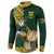 South Africa Rugby History World Champions Button Sweatshirt Springboks Make History LT9 - Wonder Print Shop