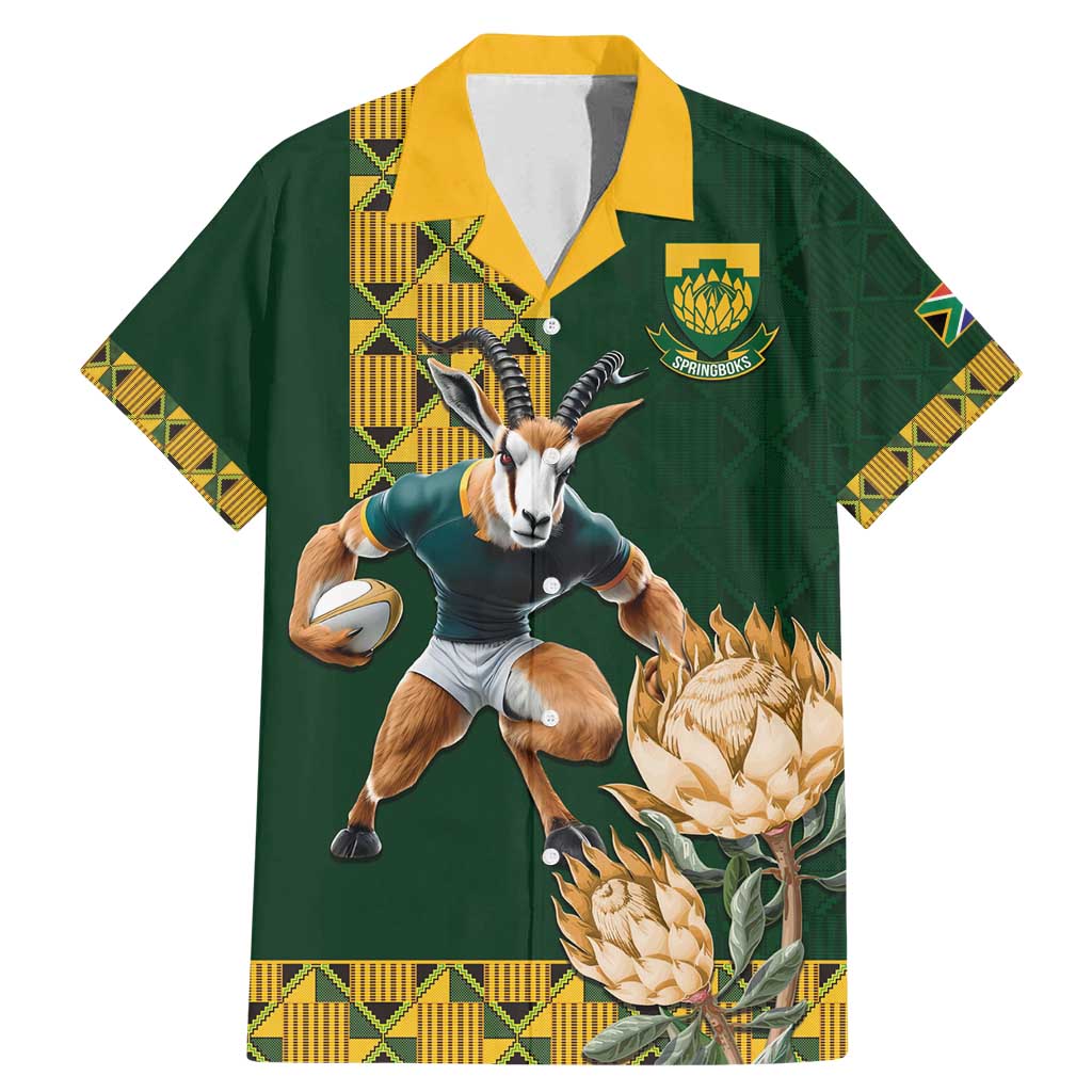 South Africa Rugby History World Champions Family Matching Mermaid Dress and Hawaiian Shirt Springboks Make History LT9 - Wonder Print Shop