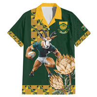 South Africa Rugby History World Champions Family Matching Mermaid Dress and Hawaiian Shirt Springboks Make History LT9 - Wonder Print Shop