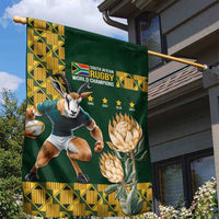 South Africa Rugby History World Champions Garden Flag Springboks Make History - Wonder Print Shop