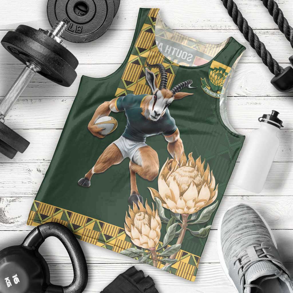 South Africa Rugby History World Champions Men Tank Top Springboks Make History - Wonder Print Shop
