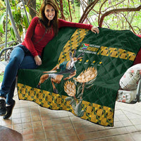 South Africa Rugby History World Champions Quilt Springboks Make History - Wonder Print Shop