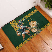 South Africa Rugby History World Champions Rubber Doormat Springboks Make History - Wonder Print Shop