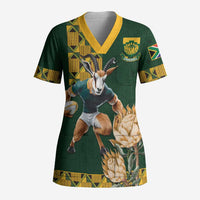 South Africa Rugby History World Champions Scrub Top Springboks Make History