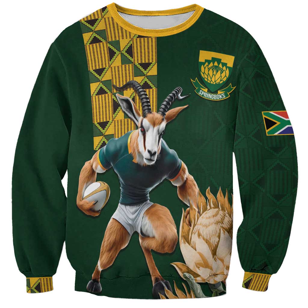 South Africa Rugby History World Champions Sweatshirt Springboks Make History - Wonder Print Shop
