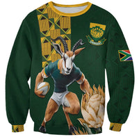 South Africa Rugby History World Champions Sweatshirt Springboks Make History - Wonder Print Shop