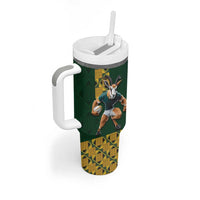 South Africa Rugby History World Champions Tumbler With Handle Springboks Make History - Wonder Print Shop