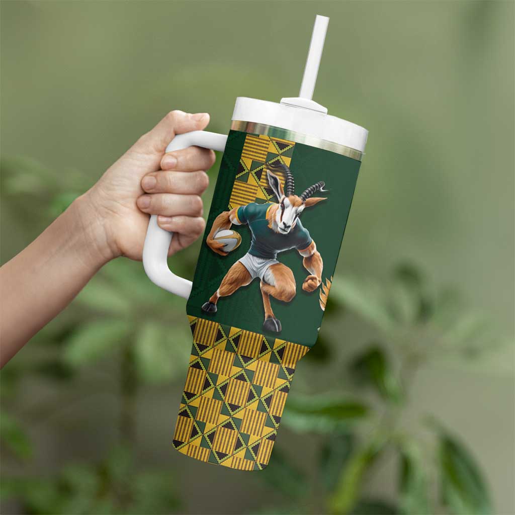 South Africa Rugby History World Champions Tumbler With Handle Springboks Make History - Wonder Print Shop
