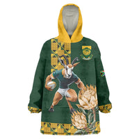 South Africa Rugby History World Champions Wearable Blanket Hoodie Springboks Make History - Wonder Print Shop