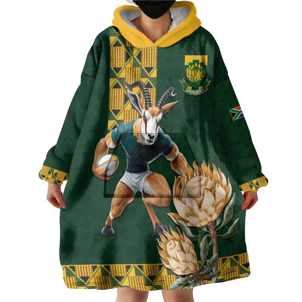 South Africa Rugby History World Champions Wearable Blanket Hoodie Springboks Make History - Wonder Print Shop