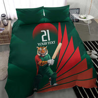 Bangladesh Cricket Custom Bedding Set The Tigers Mascot with Sporty Style LT9 - Wonder Print Shop