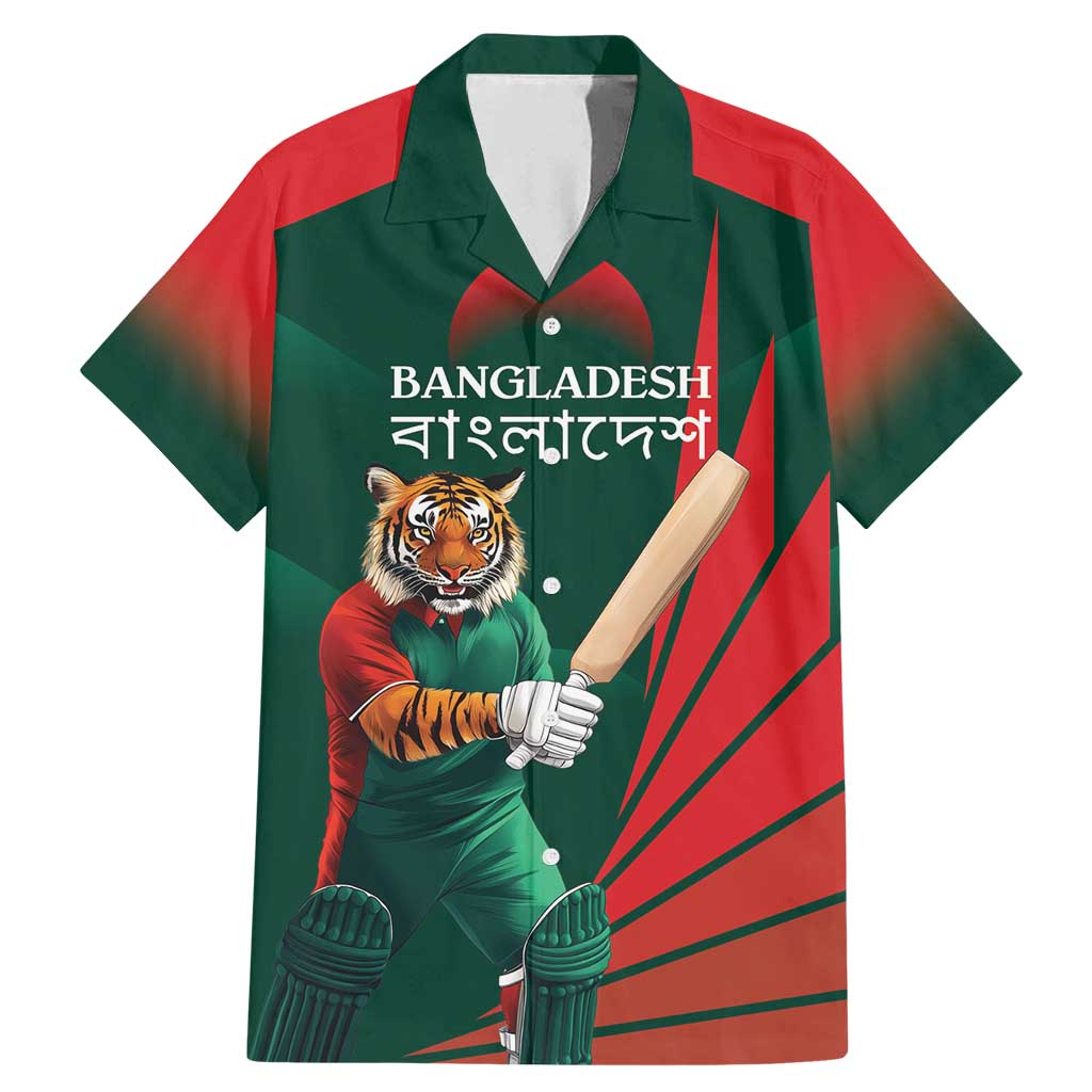 Bangladesh Cricket Custom Family Matching Mermaid Dress and Hawaiian Shirt The Tigers Mascot with Sporty Style LT9 - Wonder Print Shop