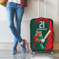 Bangladesh Cricket Custom Luggage Cover The Tigers Mascot with Sporty Style - Wonder Print Shop