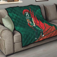 Bangladesh Cricket Custom Quilt The Tigers Mascot with Sporty Style - Wonder Print Shop