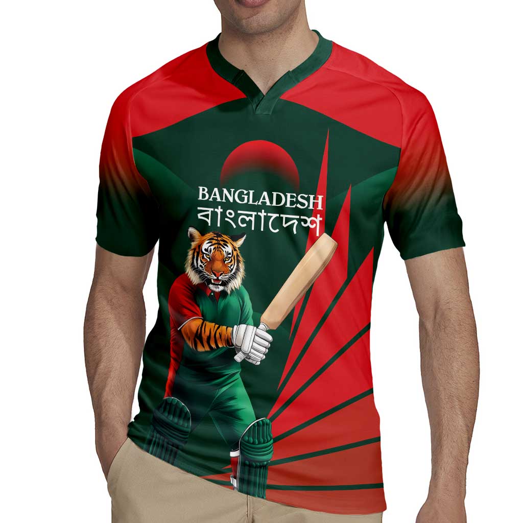 Bangladesh Cricket Custom Rugby Jersey The Tigers Mascot with Sporty Style - Wonder Print Shop