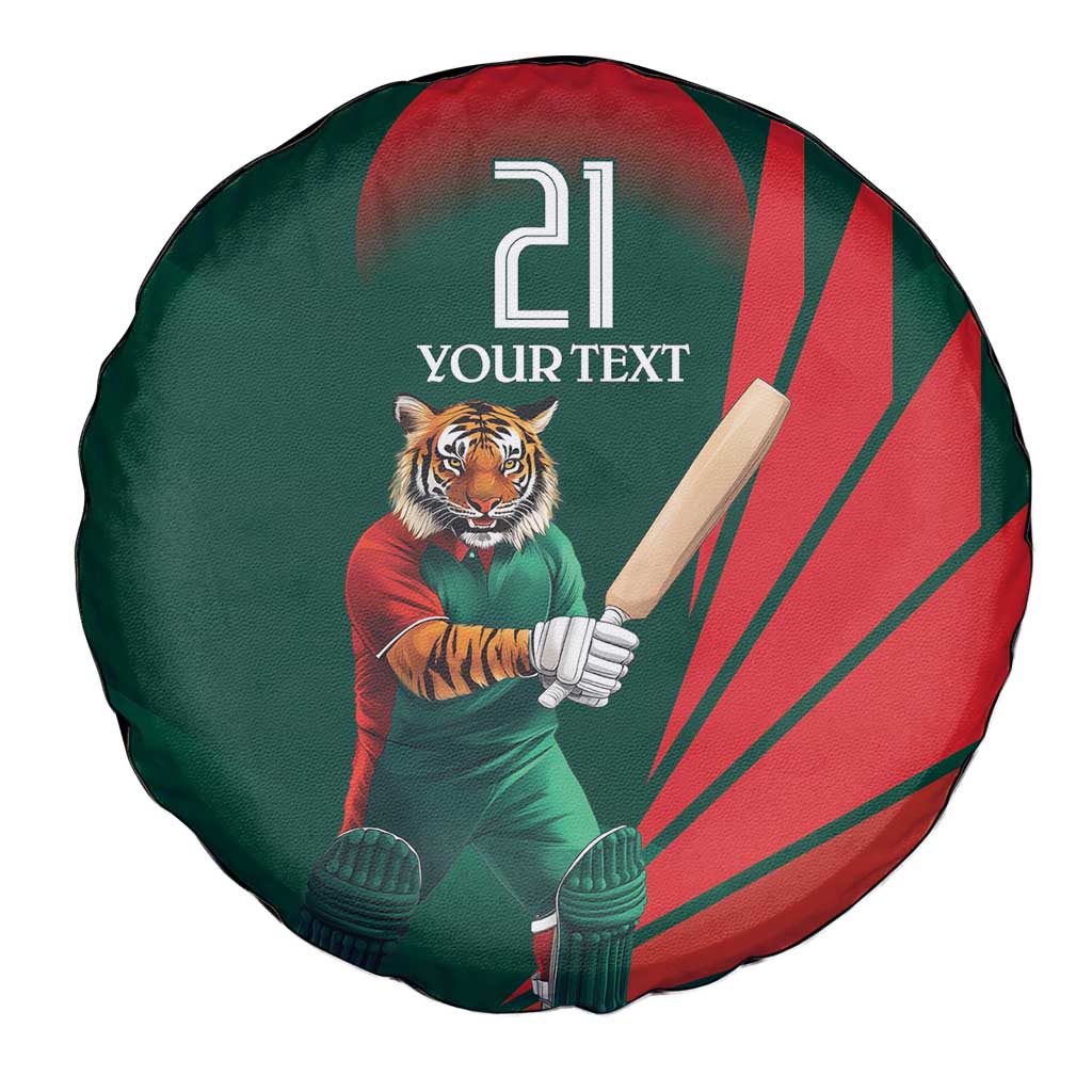 Bangladesh Cricket Custom Spare Tire Cover The Tigers Mascot with Sporty Style - Wonder Print Shop