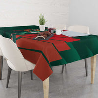 Bangladesh Cricket Custom Tablecloth The Tigers Mascot with Sporty Style - Wonder Print Shop